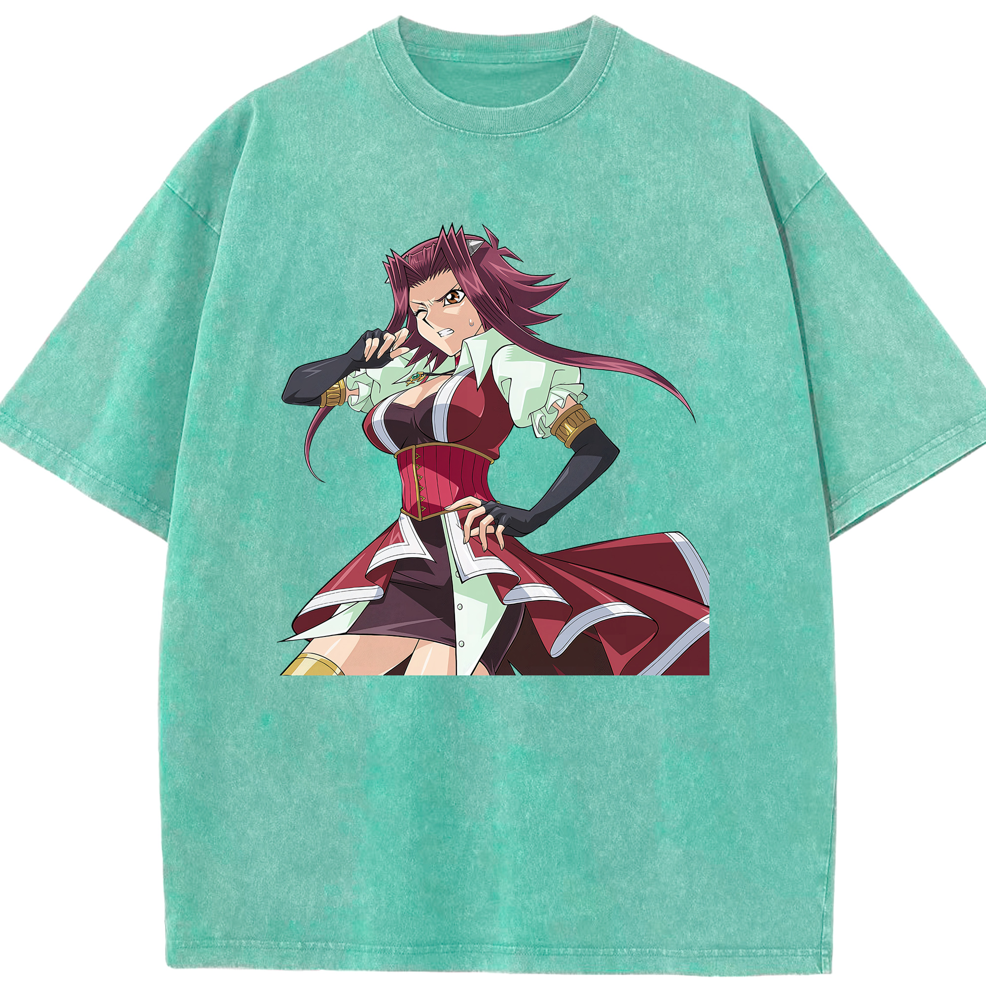（画像用） 遊☆戯☆王 Yu-Gi-Oh! 綿100% ヴィンテージ風 半袖Tシャツ（フロントプリント）